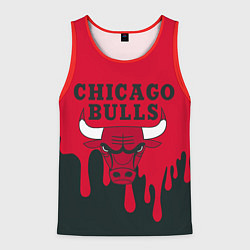 Майка-безрукавка мужская Chicago Bulls, цвет: 3D-красный