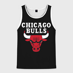 Майка-безрукавка мужская CHICAGO BULLS, цвет: 3D-белый