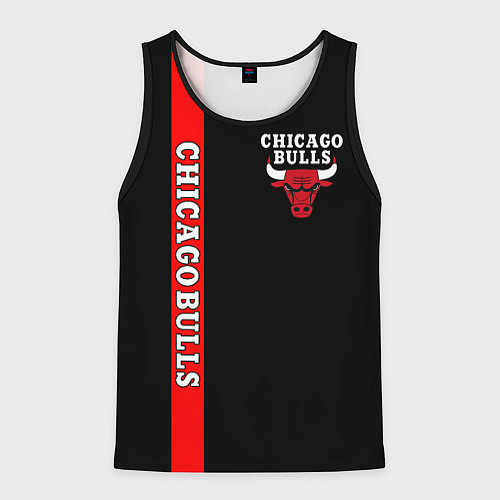 Мужская майка без рукавов CHICAGO BULLS / 3D-Черный – фото 1