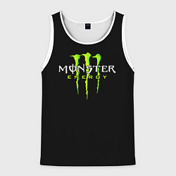 Майка-безрукавка мужская MONSTER ENERGY, цвет: 3D-белый