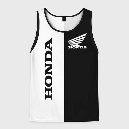 Мужская майка без рукавов HONDA / 3D-Черный – фото 1