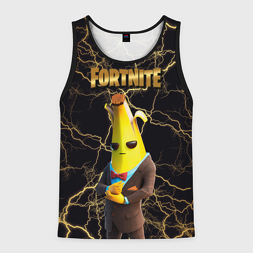 Мужская майка без рукавов Peely Fortnite / 3D-Черный – фото 1