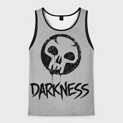 Майка-безрукавка мужская Emblems Darkness, цвет: 3D-черный