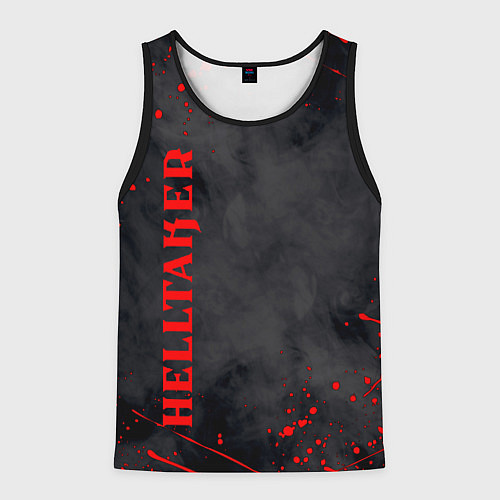 Мужская майка без рукавов Helltaker Logo Z / 3D-Черный – фото 1
