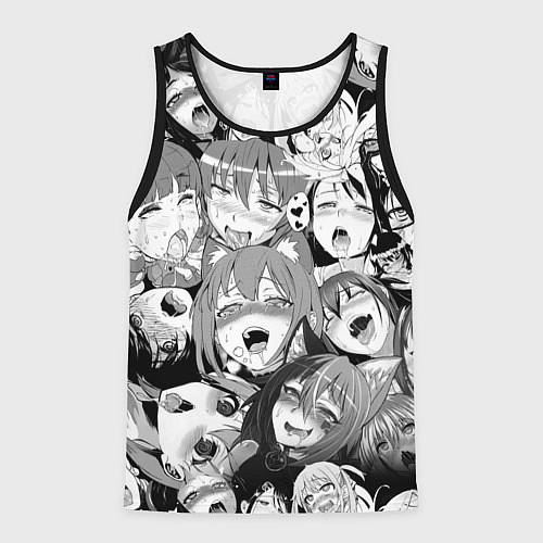 Мужская майка без рукавов СЕНПАЙ SENPAI / 3D-Черный – фото 1