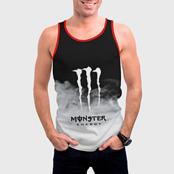 Майка-безрукавка мужская MONSTER ENERGY BLACK, цвет: 3D-красный — фото 2