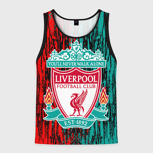 Мужская майка без рукавов LIVERPOOL / 3D-Черный – фото 1