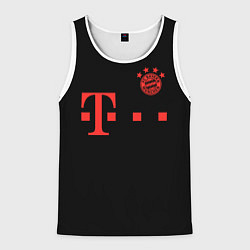 Майка-безрукавка мужская FC Bayern Munchen 20-21 - black, цвет: 3D-белый