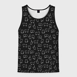 Мужская майка без рукавов Cats