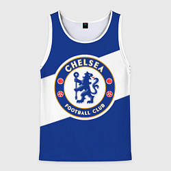 Майка-безрукавка мужская Chelsea SPORT, цвет: 3D-белый