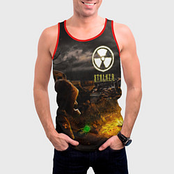 Майка-безрукавка мужская Stalker 2, цвет: 3D-красный — фото 2