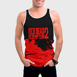Майка-безрукавка мужская RED DEAD REDEMPTION 2, цвет: 3D-белый — фото 2