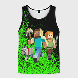 Мужская майка без рукавов Minecraft