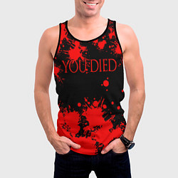 Майка-безрукавка мужская DARK SOULS, цвет: 3D-черный — фото 2