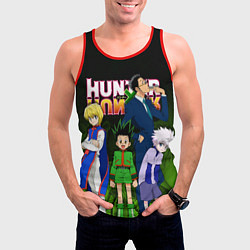 Майка-безрукавка мужская Hunter x Hunter, цвет: 3D-красный — фото 2