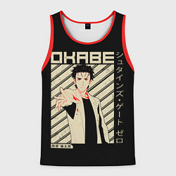 Майка-безрукавка мужская Врата Штейна, цвет: 3D-красный