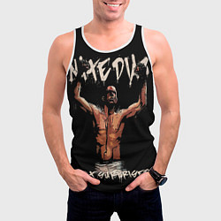 Майка-безрукавка мужская Нейт Диас, цвет: 3D-белый — фото 2