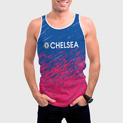 Майка-безрукавка мужская Chelsea Челси, цвет: 3D-белый — фото 2