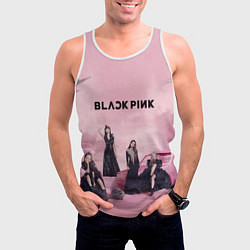 Майка-безрукавка мужская BLACKPINK x PUBG, цвет: 3D-белый — фото 2