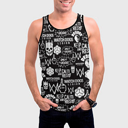 Майка-безрукавка мужская WATCH DOGS LEGION, цвет: 3D-черный — фото 2