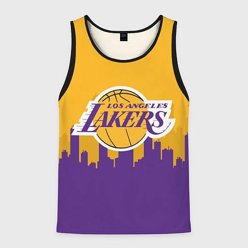 Мужская майка без рукавов LOS ANGELES LAKERS / 3D-Черный – фото 1