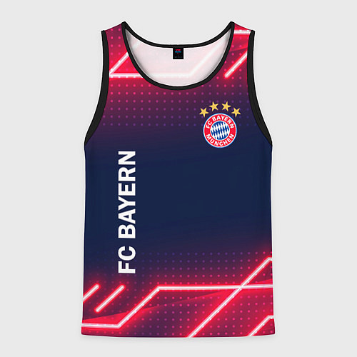 Мужская майка без рукавов БАВАРИЯ / 3D-Черный – фото 1