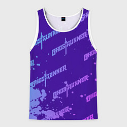 Мужская майка без рукавов Ghostrunner узор