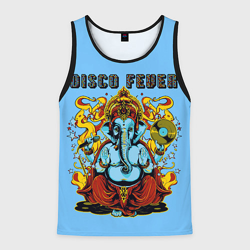 Мужская майка без рукавов Дискотека фойер / 3D-Черный – фото 1