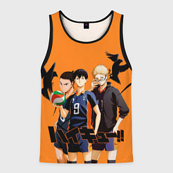 Майка-безрукавка мужская Haikyu Team, цвет: 3D-черный