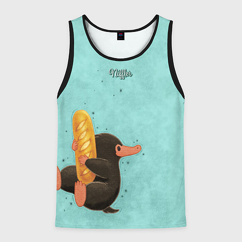 Мужская майка без рукавов Niffler with Loaf / 3D-Черный – фото 1