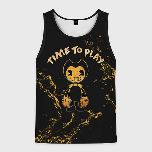 Мужская майка без рукавов Bendy And The Ink Machine / 3D-Черный – фото 1