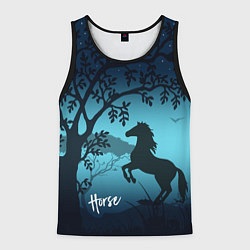 Мужская майка без рукавов Конь