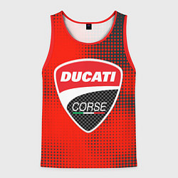 Мужская майка без рукавов Ducati Corse logo