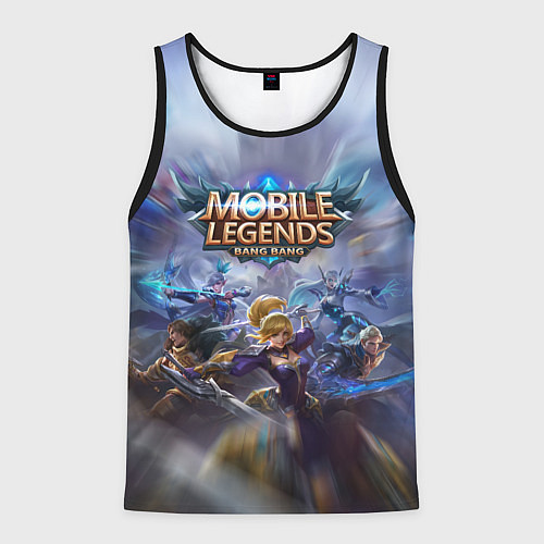 Мужская майка без рукавов Mobile Legends Z / 3D-Черный – фото 1