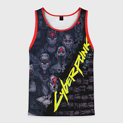 Мужская майка без рукавов Cyberpunk 2077