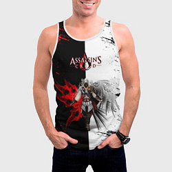 Майка-безрукавка мужская ASSASSINS CREED, цвет: 3D-белый — фото 2