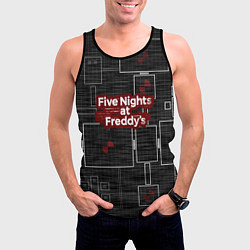 Майка-безрукавка мужская Five Nights At Freddy, цвет: 3D-черный — фото 2