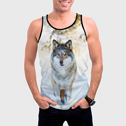 Майка-безрукавка мужская Я зимой, цвет: 3D-черный — фото 2