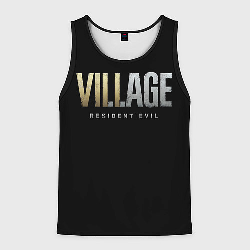 Мужская майка без рукавов Resident Evil Village / 3D-Черный – фото 1
