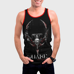 Майка-безрукавка мужская Quake Champions, цвет: 3D-красный — фото 2
