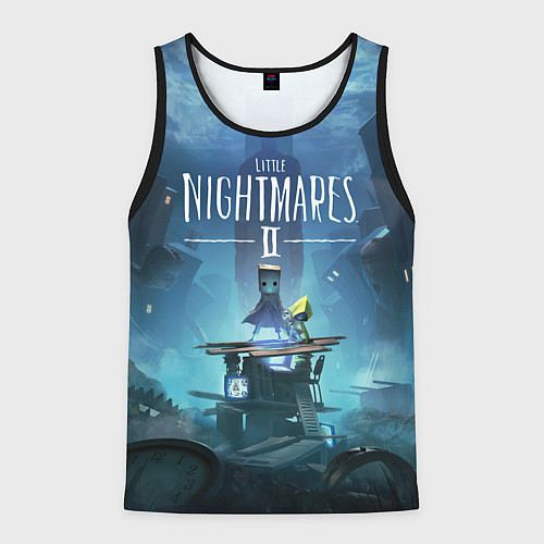 Мужская майка без рукавов Little Nightmares 2 / 3D-Черный – фото 1