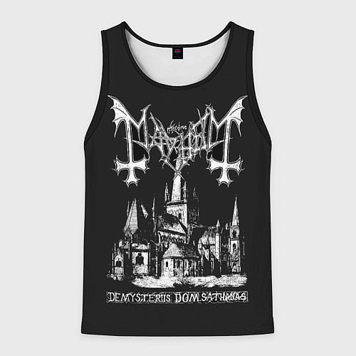 Мужская майка без рукавов Mayhem / 3D-Черный – фото 1