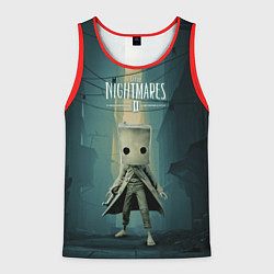 Майка-безрукавка мужская Little Nightmares, цвет: 3D-красный