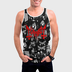 Майка-безрукавка мужская MAYHEM, цвет: 3D-белый — фото 2