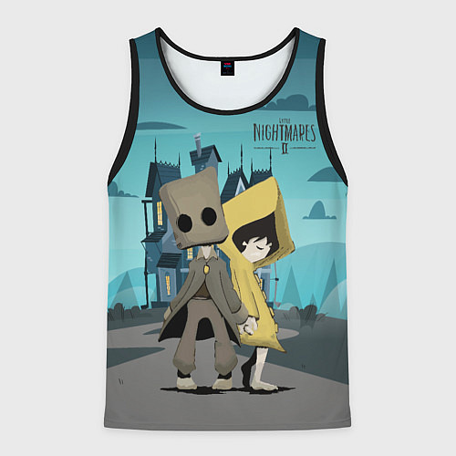 Мужская майка без рукавов Little Nightmares 2 / 3D-Черный – фото 1