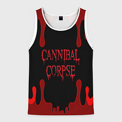 Майка-безрукавка мужская Cannibal Corpse, цвет: 3D-белый