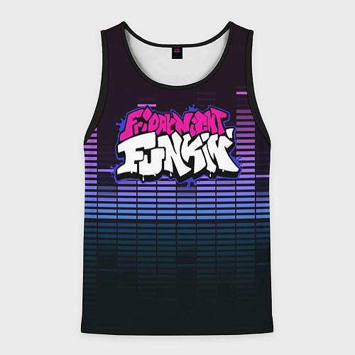 Мужская майка без рукавов Friday Night Funkin / 3D-Черный – фото 1