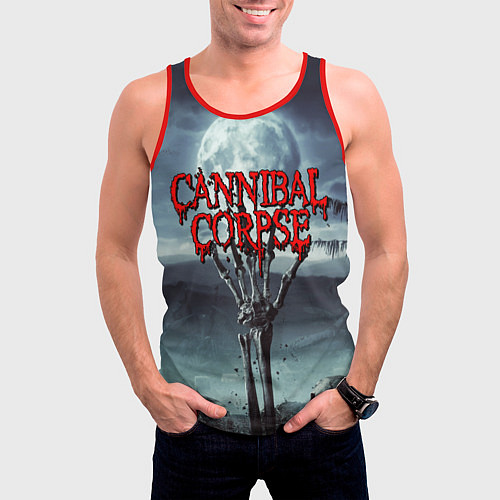 Мужская майка без рукавов CANNIBAL CORPSE / 3D-Красный – фото 3