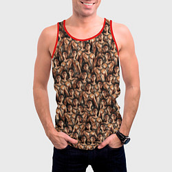 Майка-безрукавка мужская Gachimuchi Van Darkholme, цвет: 3D-красный — фото 2