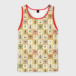 Мужская майка без рукавов Музыкант